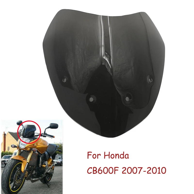 CB600F Street Bike Windshield Windscreen For HONDA Hornet CB600 F 2007-2010 2008 CB600F Street Bike Windshield Windscreen For HONDA Hornet CB600 F 2007-2010 2008