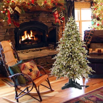 

2020 New EU Plug 40/50cm Christmas Tree Electric Rotating Base Stand Xmas Tree Bottom Support Holder Christmas Decoration Parts
