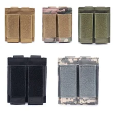 1 шт. тактический пистолет Molle подсумок военный Glock двойной зажим маленькая сумка для пейнтбола аксессуары сумка тактическая сумка
