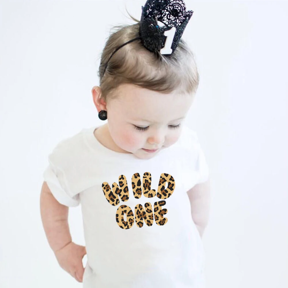 wild one birthday shirt girl