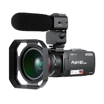 

ORDRO Z82 Full HD Live Video Camera Optical Zoom HD DV Digital Video Camera 10X Optical Variable Large Wide Angle Lens