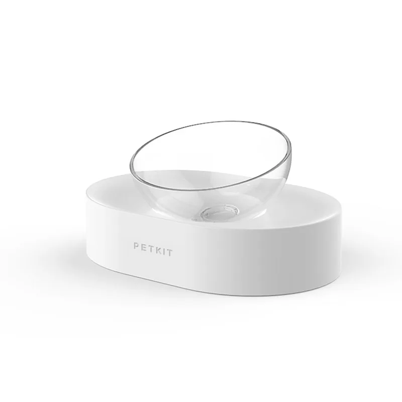 Single Xiaomi PETKIT миски для домашних животных собачьи кошки поилки миски для кормления миски регулируемые двойные миски для подачи воды чашки для щенков товары для домашних животных - Цвет: Single