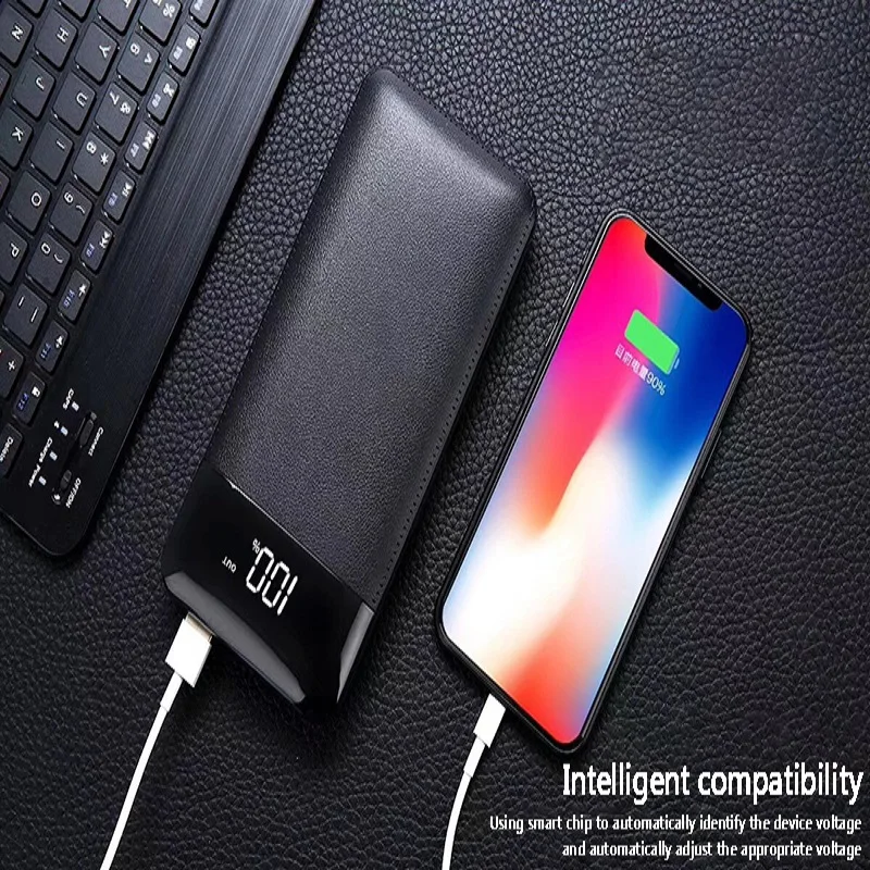 20000 mAh банк питания для iPhone Xiaomi Mi 9 20000 mAh портативное зарядное устройство Банк питания быстрая Внешняя батарея повербанк