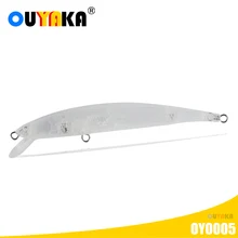 Leurre flottant non peint, appât artificiel idéal pour la pêche à la traine, au brochet ou au méné, 4g, 96mm 