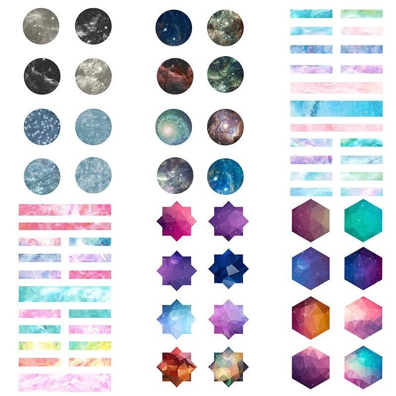 6 цветов лист стикеры для заметок наклейки милые Стикеры канцелярские