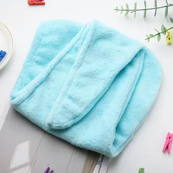 

Magic Microfiber Hair Fast Drying Dryer Towel Bath Quick Shower Cap Turban Hat Cap Dry Wrap Y8F8