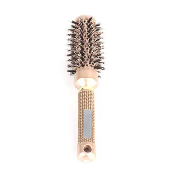 

Hair Salon Special Ceramic Comb Hair Curling Comb Shape Hairdressing Negative Ion Gold High Temperature Resistance Comb