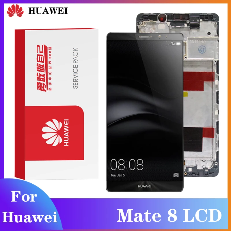 Оригинальный экран для Huawei Mate 8 ЖК-дисплей дигитайзер в сборе сенсорный дисплей