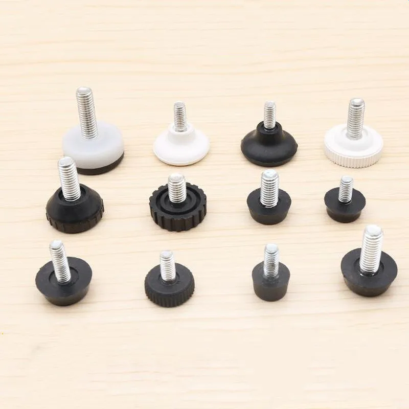 8pc/lot Furniture Adjustable Bolt Chair Feet level Floor Protector leg Pad Base M8 M6 Sofa Cabinet Table Mute damping anti-skid