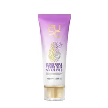 100 мл фиолетовый шампунь для волос, удаляет желтые оттенки для серебристого пепельного цвета, фиолетовый шампунь для волос для салона