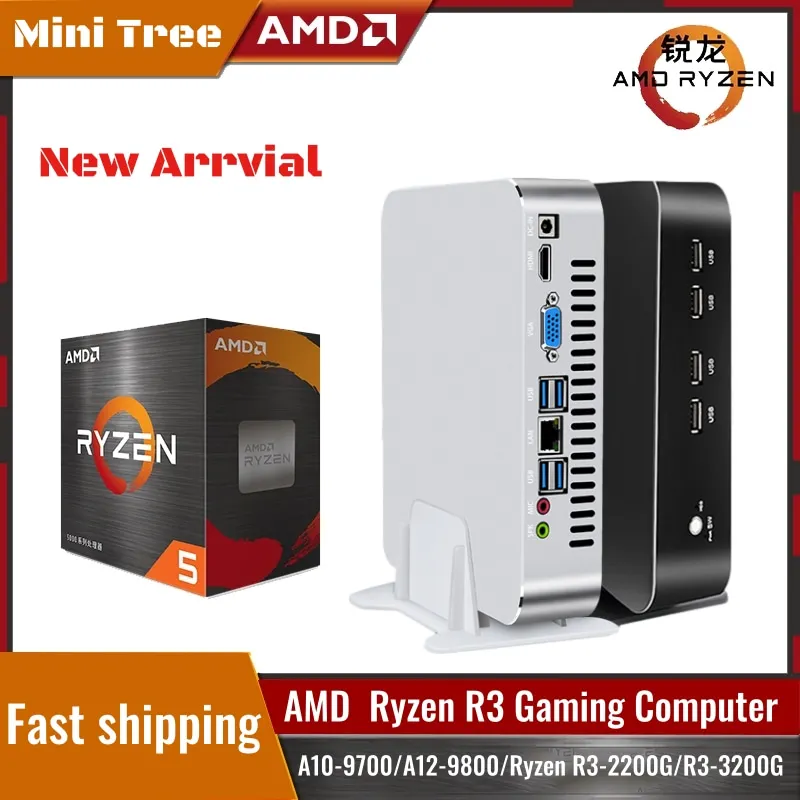 Mini PC Para Juegos AMD Ryzen 3 Ordenador De Escritorio Con 2021G 