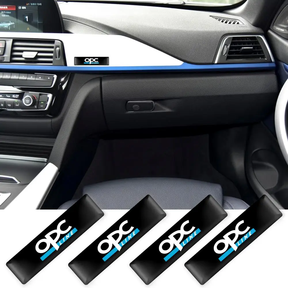 2/4/10 шт. Стайлинг автомобиля 3D стикер наклейки эмблема значок для Opel Opc линия