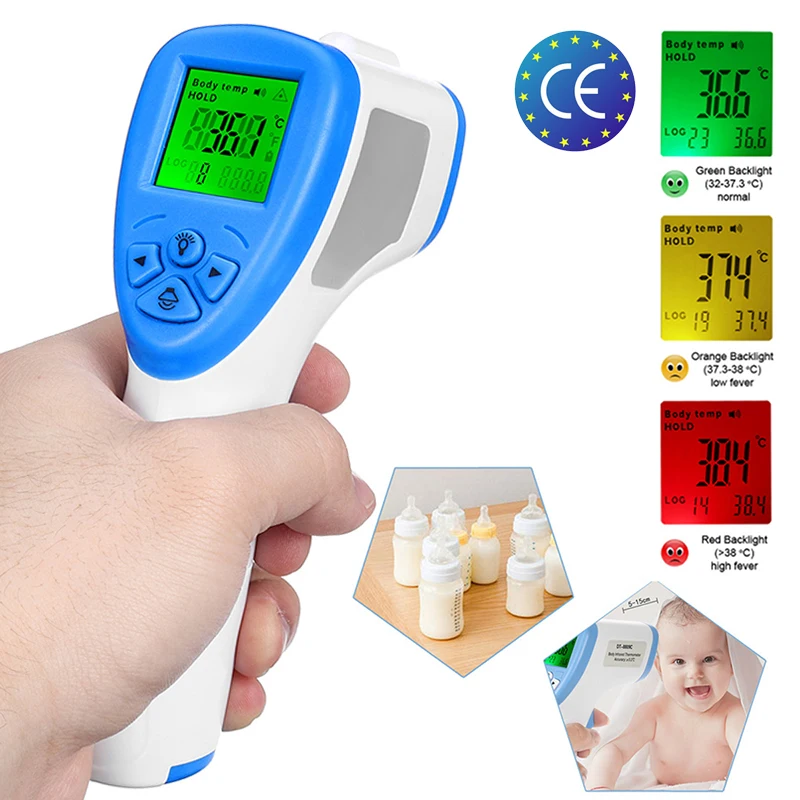 

Forehead Digital Baby Thermometer Infrared For Milk Water Room Medical Pacifier Fever Body Thermometer Non Contact Baby Care