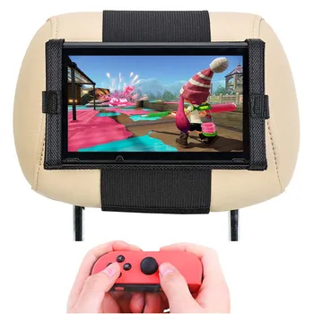 

Nintendo Switch Playstand, Car Headrest Mount Holder for Nintendo Switch Console - Black