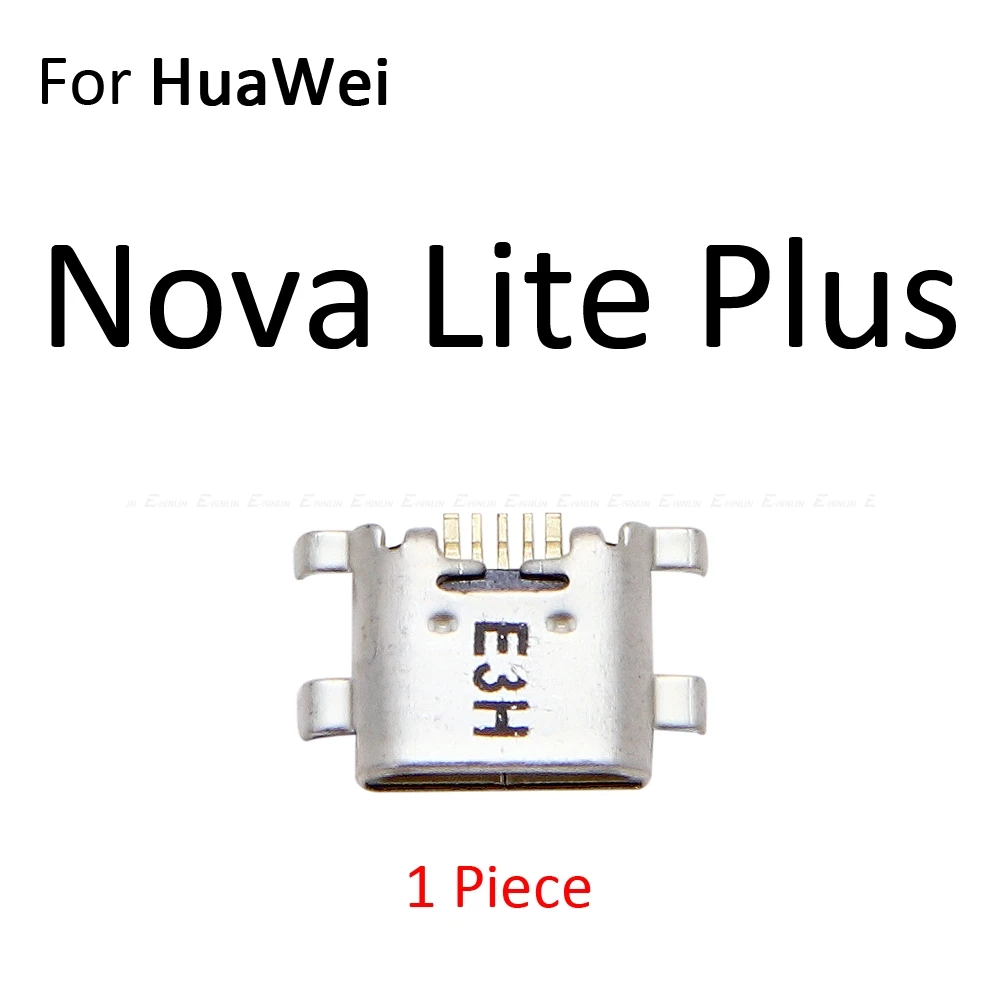 Type-C зарядный разъем док-станция Micro USB разъем порт для HuaWei Nova 2S 2i 2 Lite Plus Young - Цвет: For Nova Lite Plus