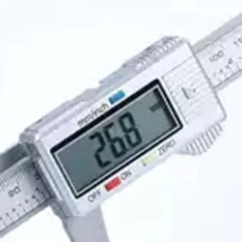 Электронный цифровой дисплей штангенциркуль 0-150 мм пластиковый цифровой дисплей штангенциркуль измерительный инструмент внутренний