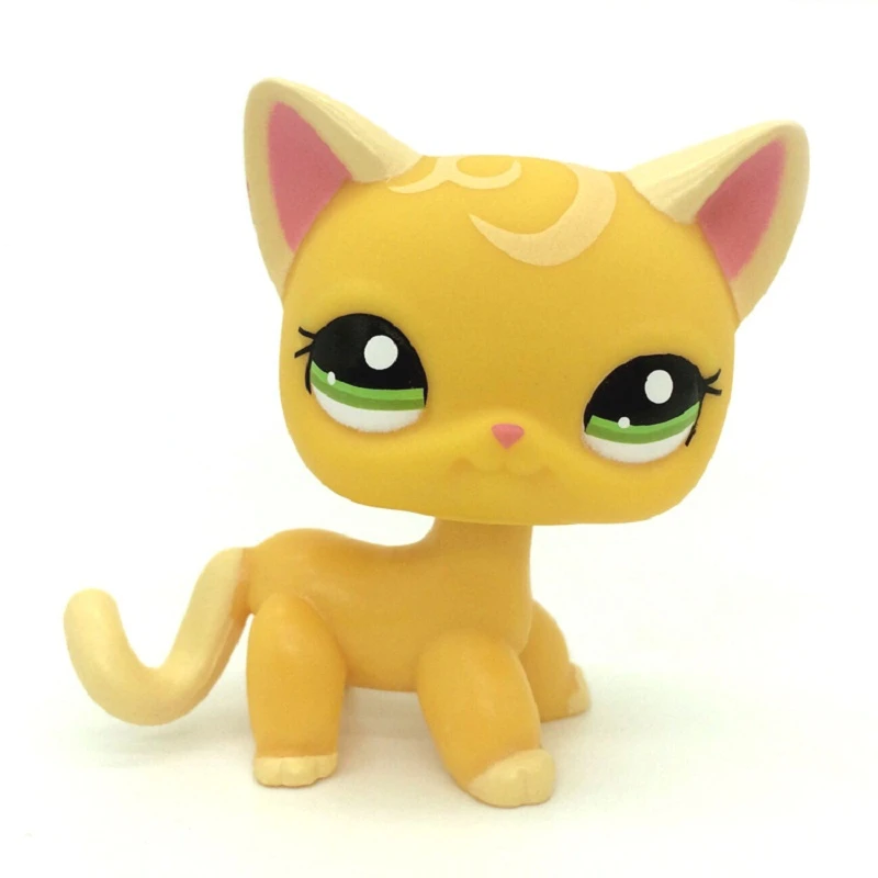 Lps Pet Shop Toys Real Rare Persian Cat Chat Persan Yellow Kitty Old Original Toy Free Shipping Action Figures Aliexpress