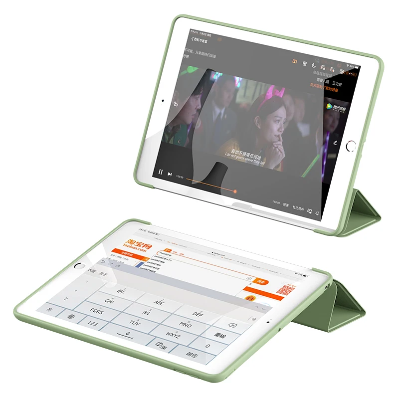 Новый чехол для Apple iPad 10 2 дюймов дисплей retina A2197 ZAIWJ из искусственной кожи + ТПУ