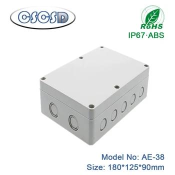 

1pcs/lot 180*125*90mm weatherproof outdoor enclosures abs pc case enclosure plastic housing electronic plastic enclosure
