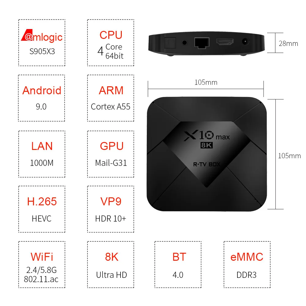 X10max-Wifi-Bluetooth-TV-Box-8k-HD-1080P-64-bit-Quad-Core-Android-9-0-TV-Box (1)
