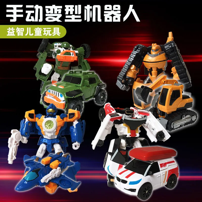 

New Style tuo bao 3 S Toy Transformation Brother Car Robot Fit Jingang Children Brother Boy Educational Toy