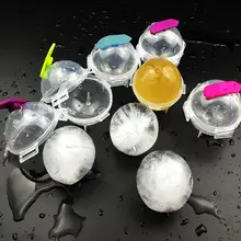 10 шт. 5 см пластиковый круглый шар форма для льда DIY виски коктейльное использование Сфера производители кубиков льда кухонные формы для мороженого