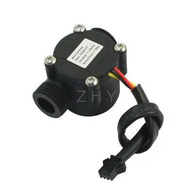 G1/2 Threaded 0.5-30L/min 1.2Mpa Hall Switch Fluid Water Flow Sensor Flowmeter
