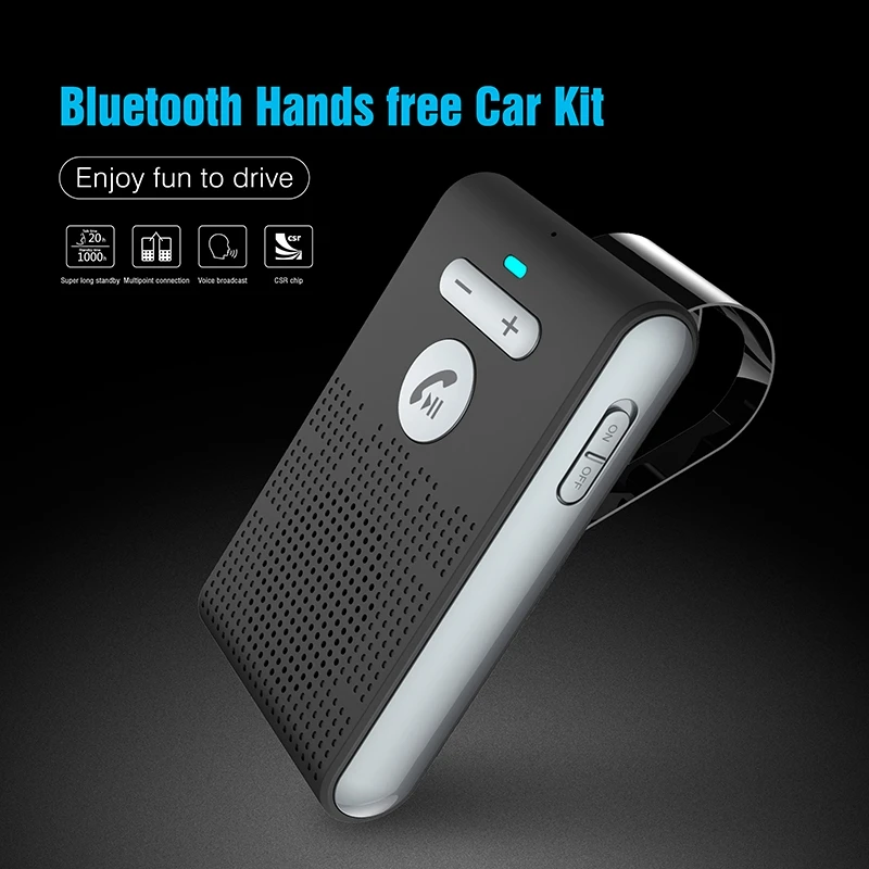 SP08 Bluetooth беспроводной автомобильный Громкая связь Siri Голосовое управление автомобильный Bluetooth громкой связи