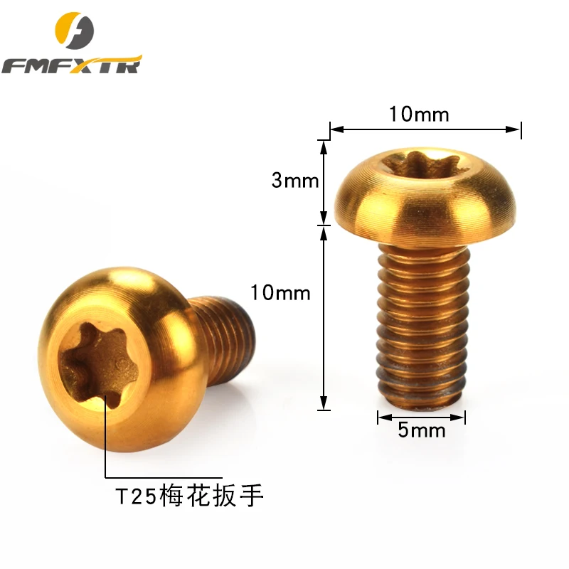 FMFXTR 6 шт. титановый сплав Велосипедный тормозной диск Винт дисковый тормоз горного велосипеда винт сплав сталь болт ротор