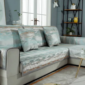 

L Shape Waterproof Sofa Cover Pet Kid Mat Protector Non-slip Couch Slipcover Corner Sofa Cover For Living Room Nordic Sofa Towel