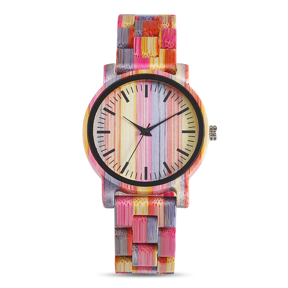 QW спортивные Montre Dama Madera Relojes De Mujer бамбуковые женские деревянные наручные часы на заказ для мужчин и женщин