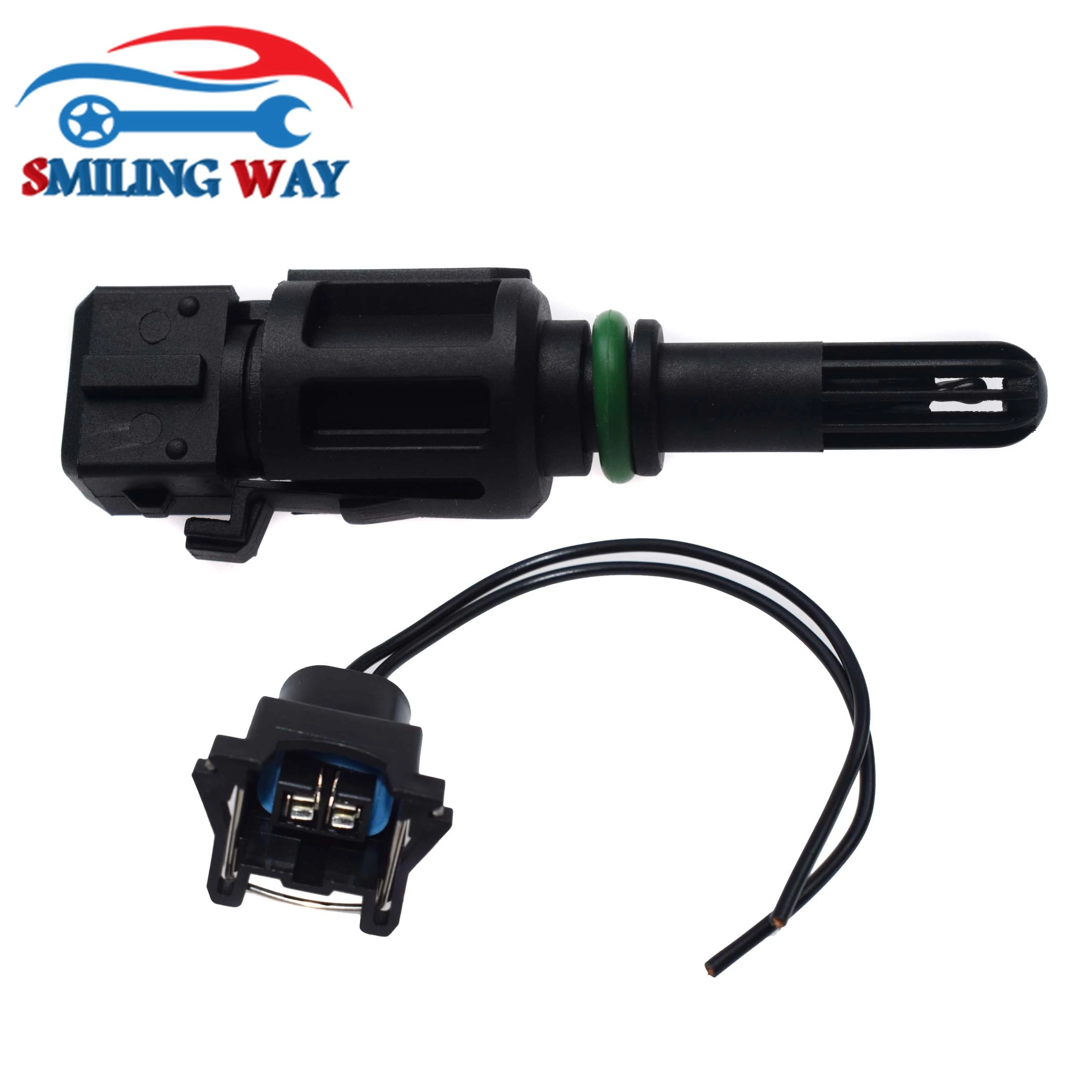 Sensor de temperatura de admisión de aire y conector de arnés de cableado para BMW Serie 3, 5, 7, 8, E36, E46, E38, E39, X3, X5, E83, E53, OE: 13621739510|Sensor de temperatura| - AliExpress