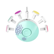 1 шт. портативная дрель для ногтей буферная пилка шлифовальный набор для дизайна ногтей для взрослых 7 наконечников DIY Инструменты Электрический педикюр маникюр