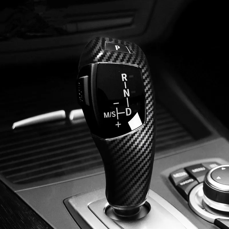 ABS рукоятка переключения передач рукав Накладка для BMW E60 E70 E71 X5 X6 2008 2014 LHD