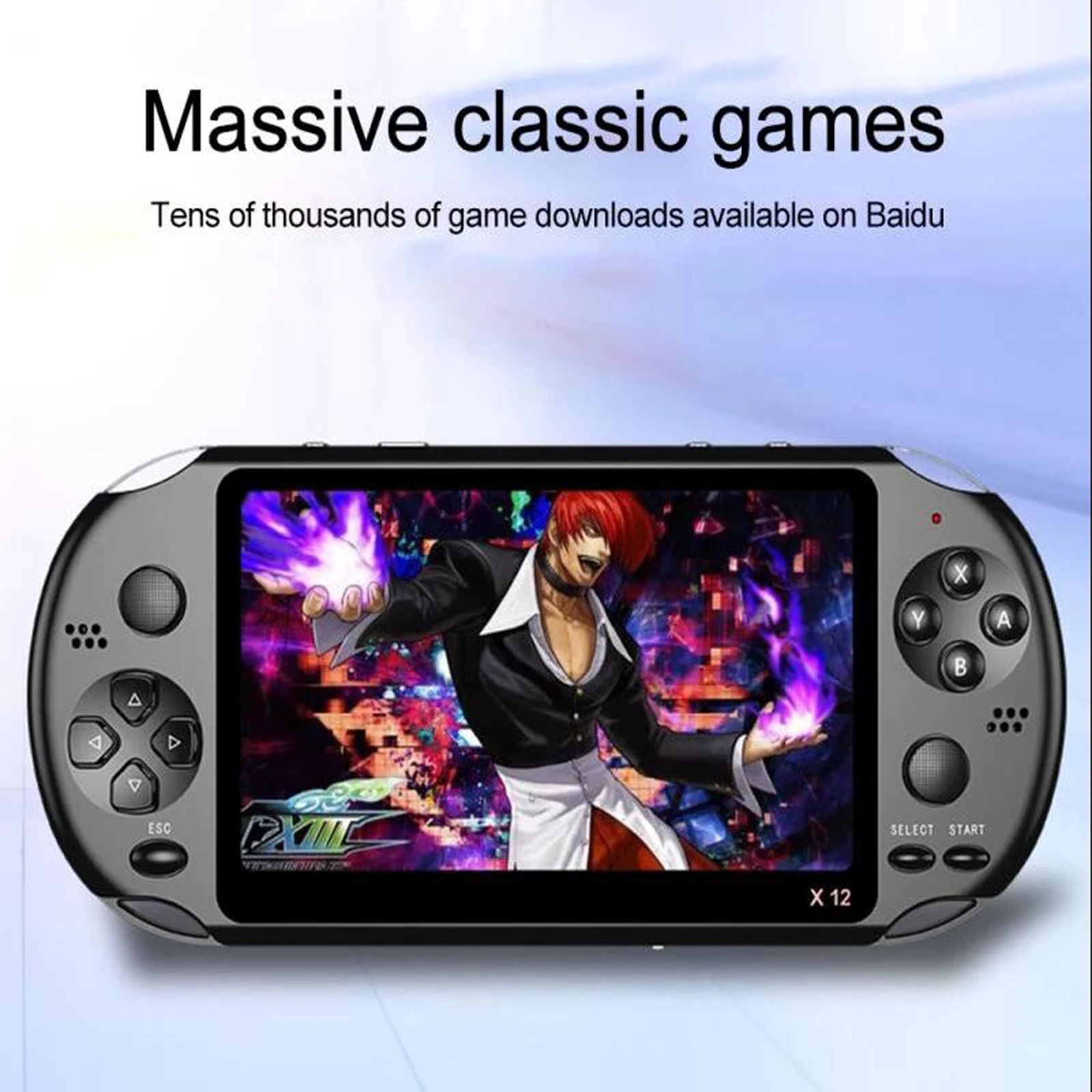 Game Video Handheld Gamed Console For PSP Retro Dual Rocker Joystick 5.1 Inch Screen TV Game