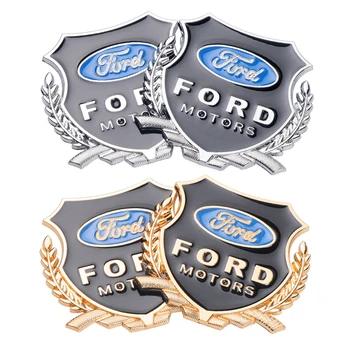 

Car Accessories 3D Metal Car Window Body Decoration Decal Car Stickers for Ford Focus 2 3 4 MK2 3 Fiesta Mondeo Escape Kuga