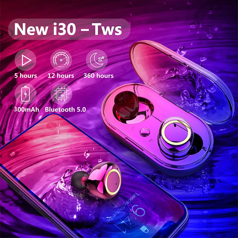 TWS SQ W1 V5 0 Bluetooth Wireless Earphone Touch Control Sports Earphones for xiaomi HUAWEI iphone IOS Android Earset