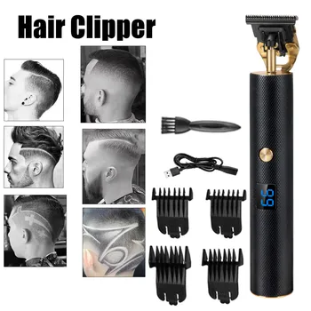

T9 Hair Clipper Professional Trimmer LCD Display Fast Charge Men Hair Cutting Machine Washable Barber Clipper For Haircut
