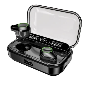 

T10 TWS Bluetooth Headset Fingerprint Contact HD Stereo Noise Reduction Gaming Headset Wireless Bluetooth Earphone