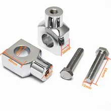 1 пара бар стояк Держатель Зажимы адаптер для Универсальный 25 мм руль