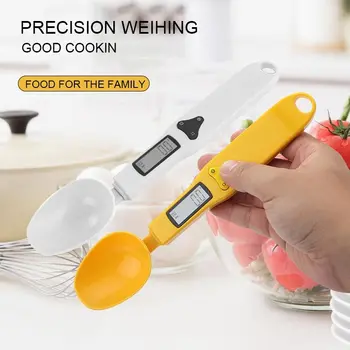 

500g/0.1g LCD Display Digital Kitchen Measuring Spoon Electronic Digital Spoon Scale Mini Kitchen Scales Baking Supplies