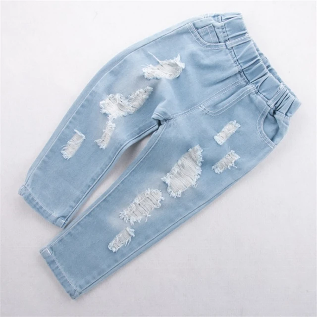 Ripped Jeans in light blue Dresoo