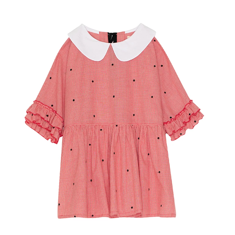 imakokoni lattice wave dot t-shirt summer 2019 new