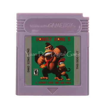 

For Nintendo GBC Video Game Cartridge Console Card Donke Kong 5 English Language Version