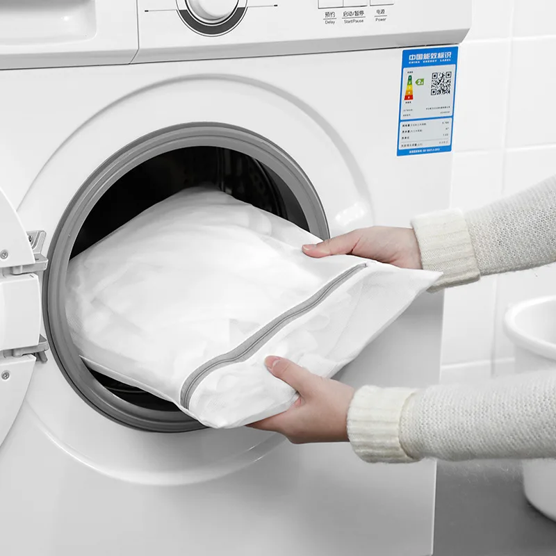 

Care Laundry Bag Washing Machine Machine Wash with Net Pocket Nursing Wash Household Underwear Bra Sweater qing xi dai Anti-Tran