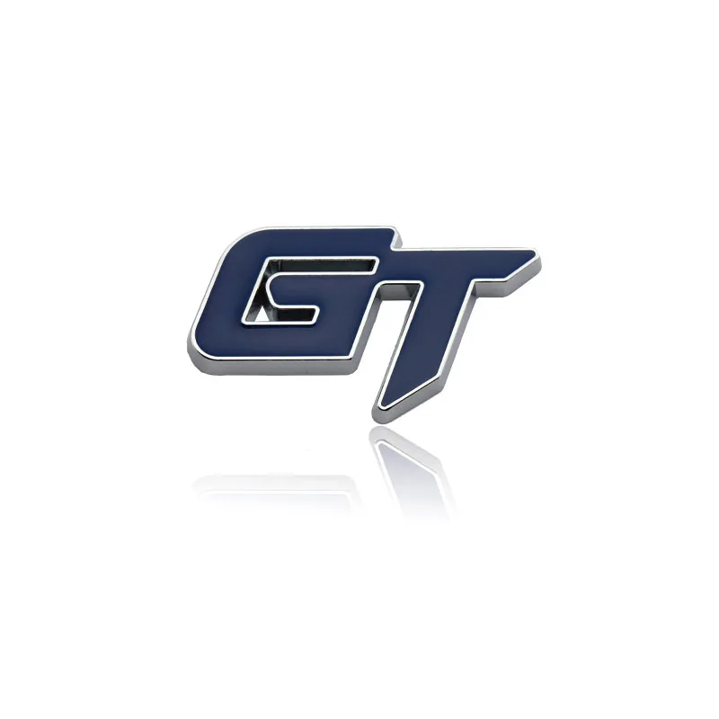 3D Metal GT Car Emblem Sticker Decals