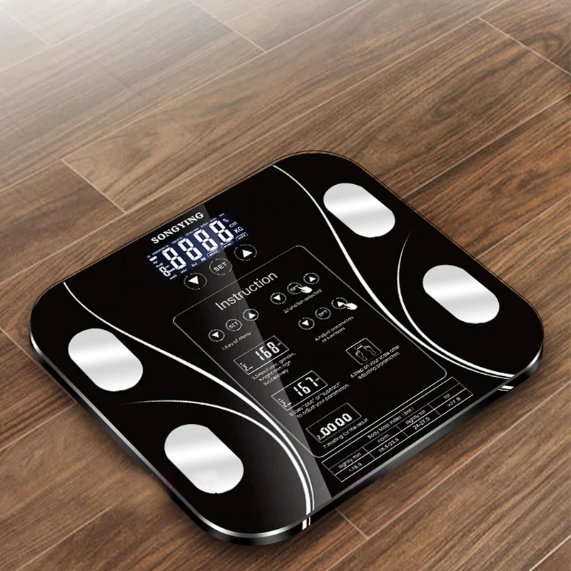 Новые Весы для жировых отложений, 180 кг, цифровые, умные, сенсорные, 13, для измерения веса, жира, воды, мышц, весы для ванной, весы для дома