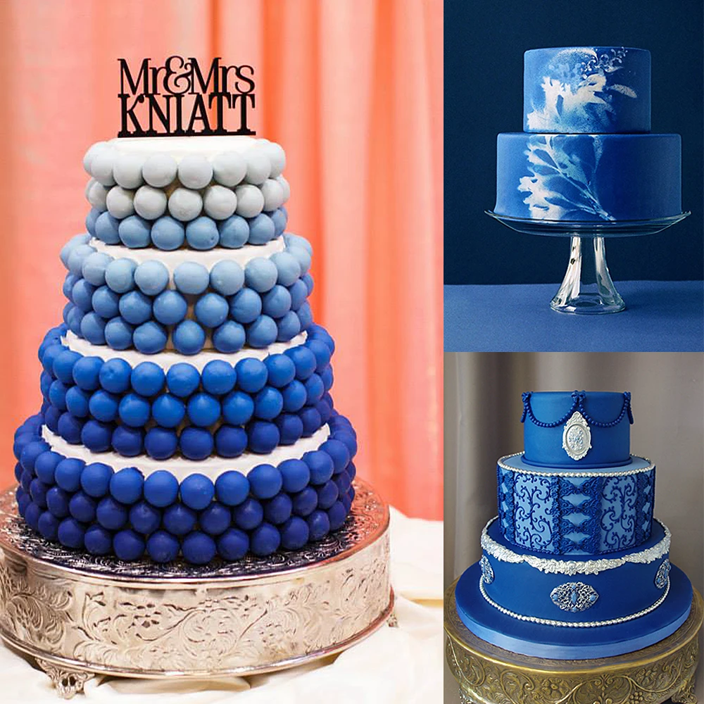 Съедобные Еда порошок синий 10g Fondant (сахарная) пигмент раскраски чтобы украсить