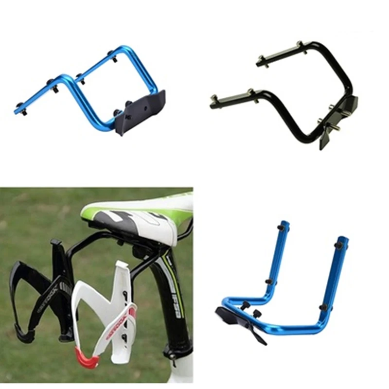 Bike Bottle Hodler Bicycle Bottle Holder Post Seat Two Adapter Back Cage Mount