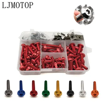 

Motorcycle Fairing Bolt Nuts Kit Body Fastener Screws For Kawasaki VERSYS 300X NINJA 300 250R 400R ZX14R VERSYS 1000 Z1000SX
